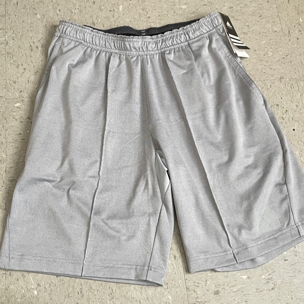 Adidas Performance NWT Light Gray Shorts Climacool